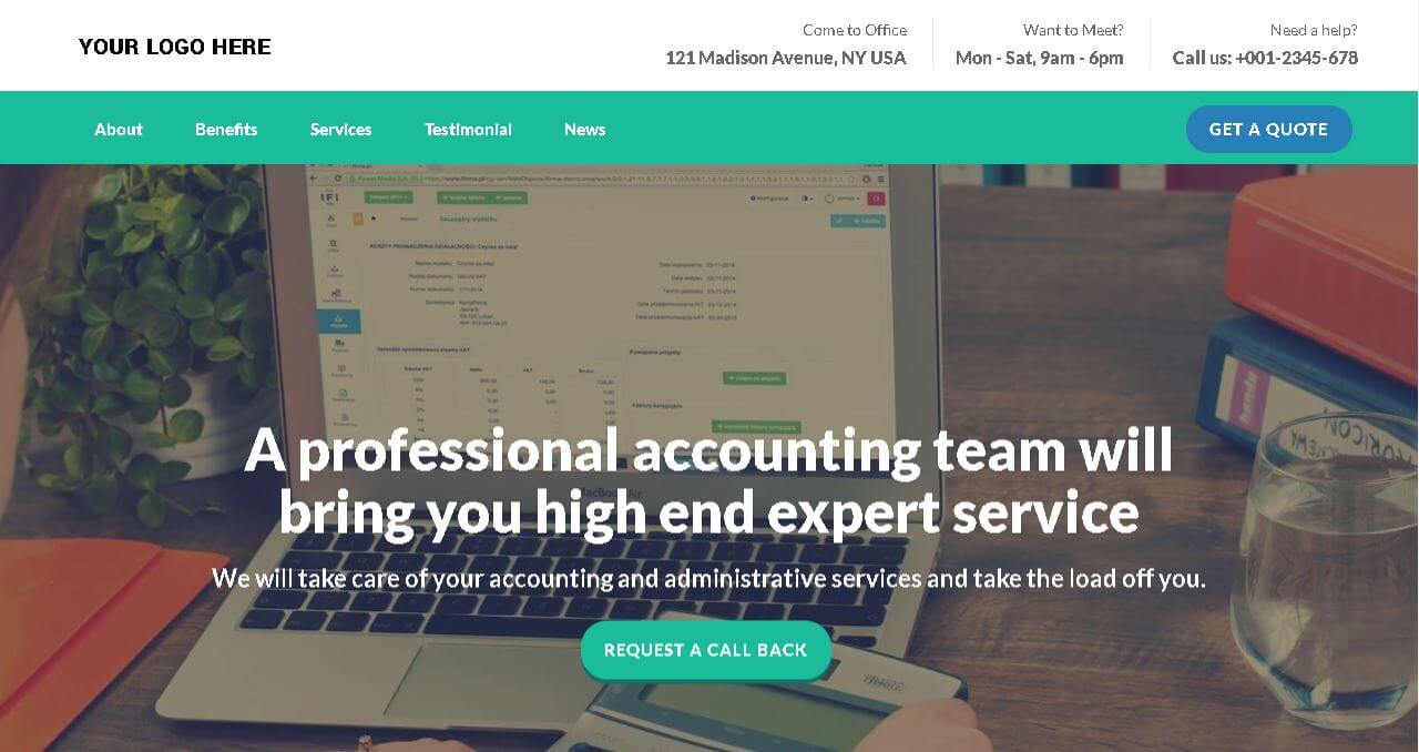 Deluxe Accounting Website