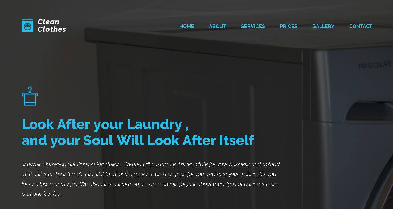 Dry Cleaning Website