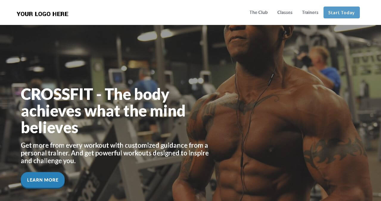 Fitness Workout Website