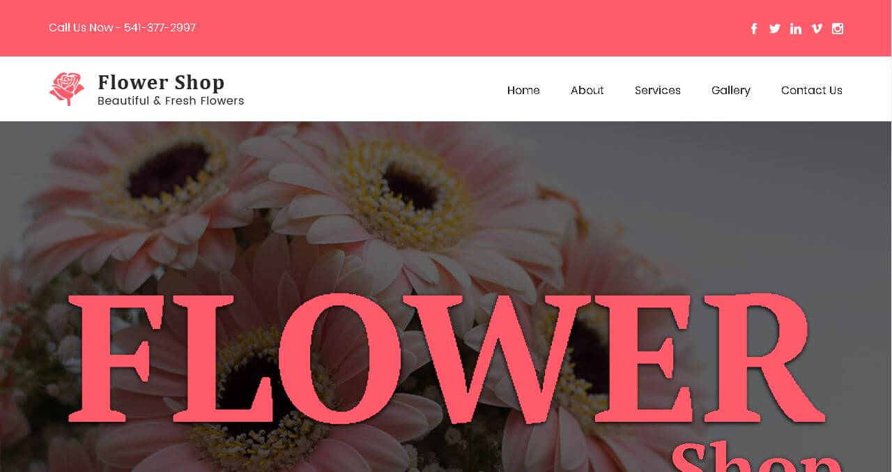 Flower Shop Website