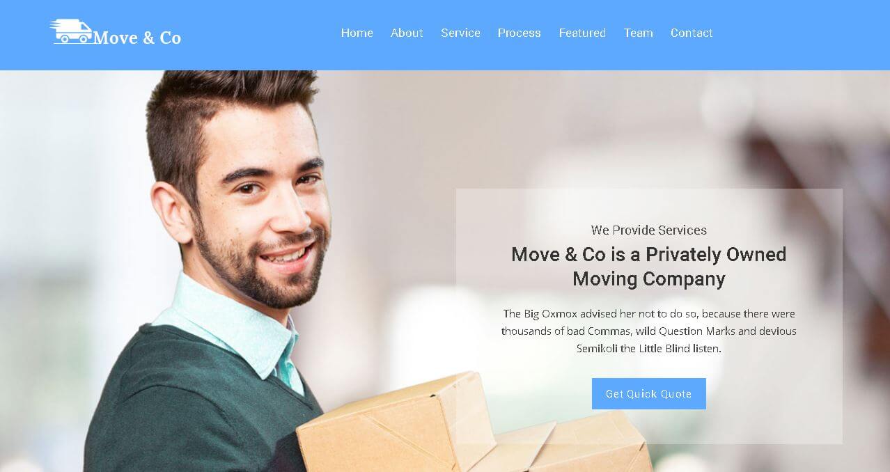 Moving Company Website