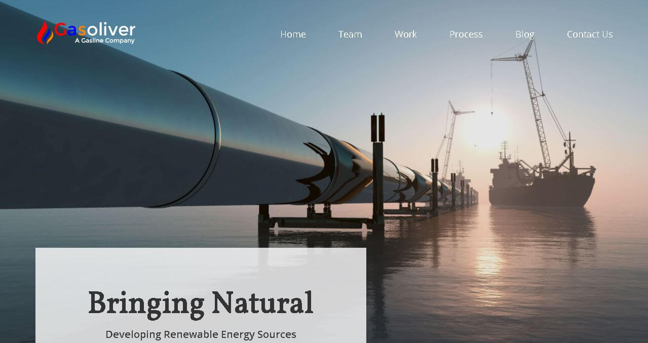 Oil & Gas Company Website