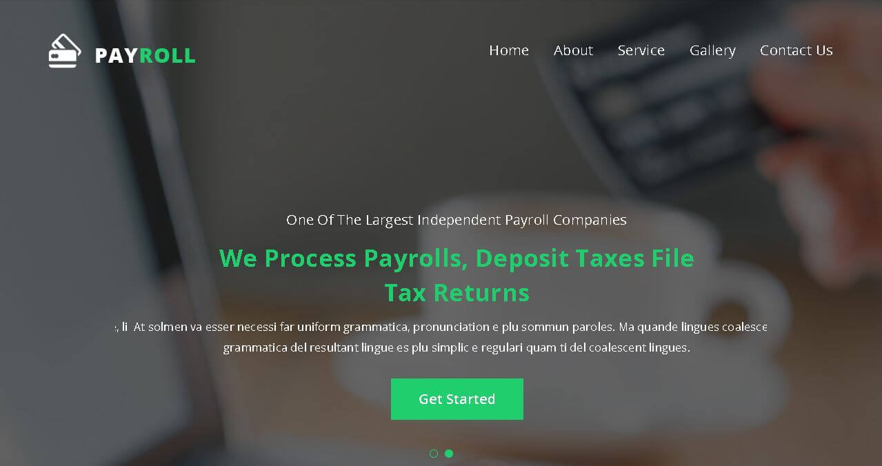 Payroll Services Website