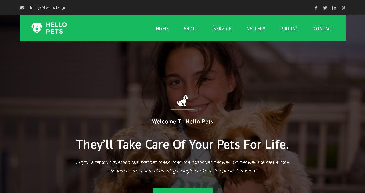 Pet Services Deluxe Website