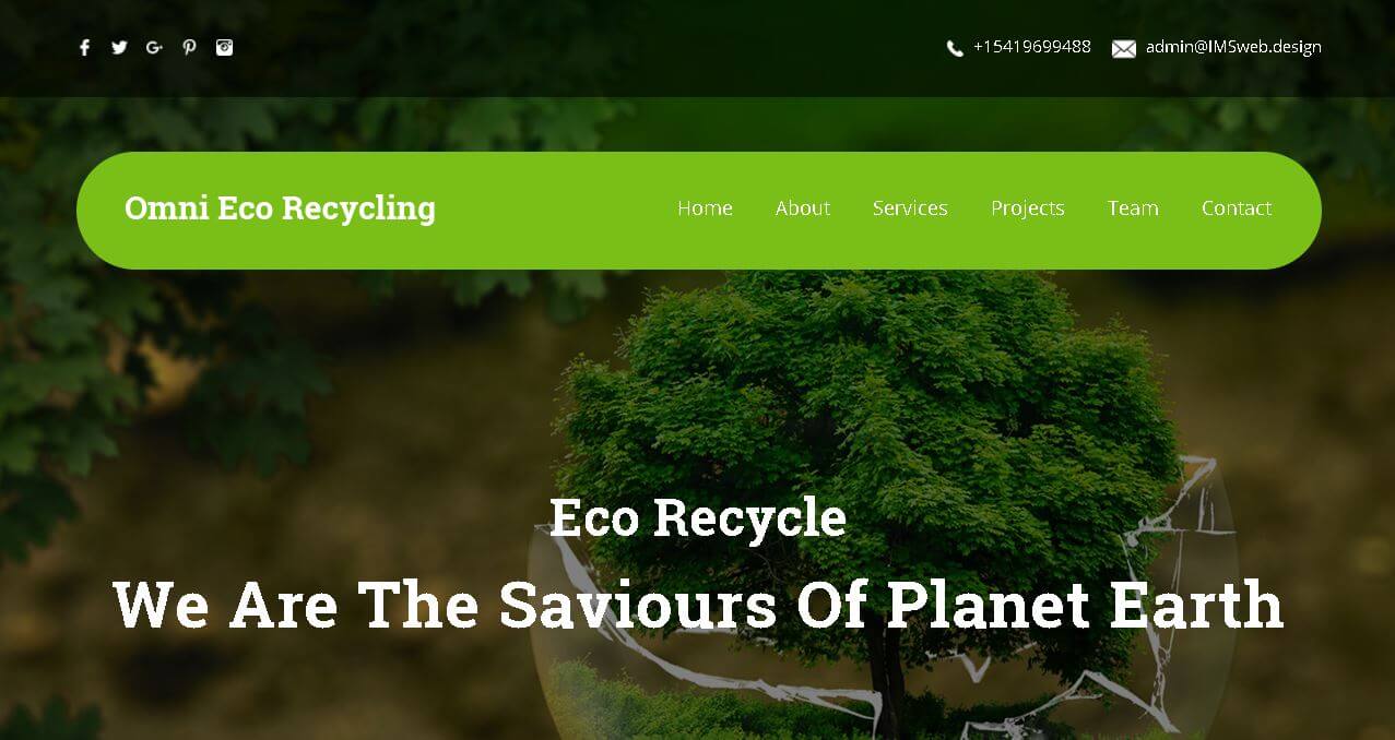 Eco-Recycle Website