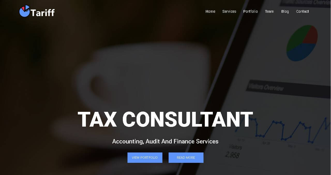 Tax Consultant Website